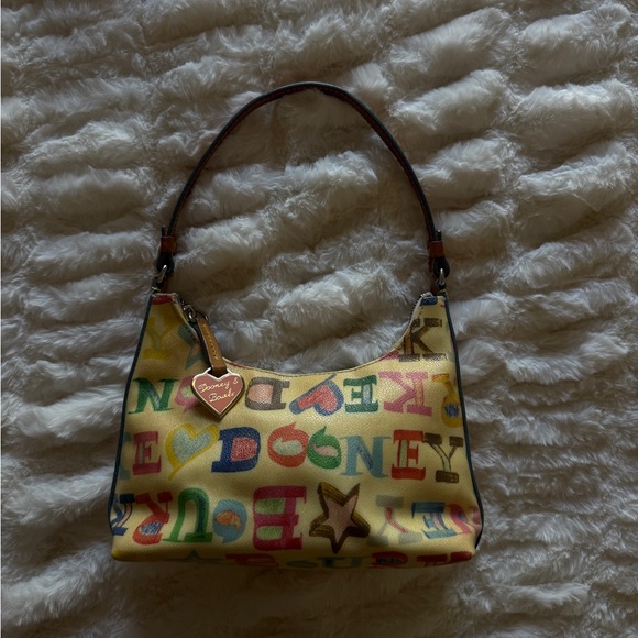 Dooney & Bourke Handbags - Dooney & Bourke Y2K Shoulder Bag with Bag Charm